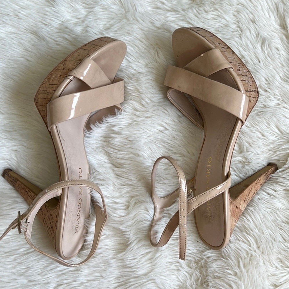 Franco Sarto Nude Heels